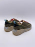 Serafini sneaker malibu military red gold